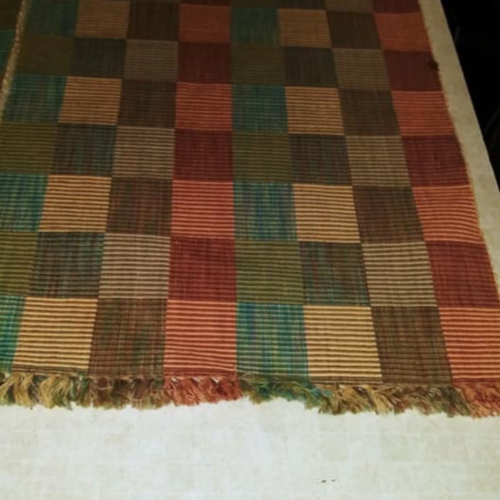Two Multi-colored Check Placemats - Picture 5 of 5